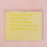 Sobre Pvc Paprika Detalles Dise&ntilde;o 26X23 Con Cierre Zip
